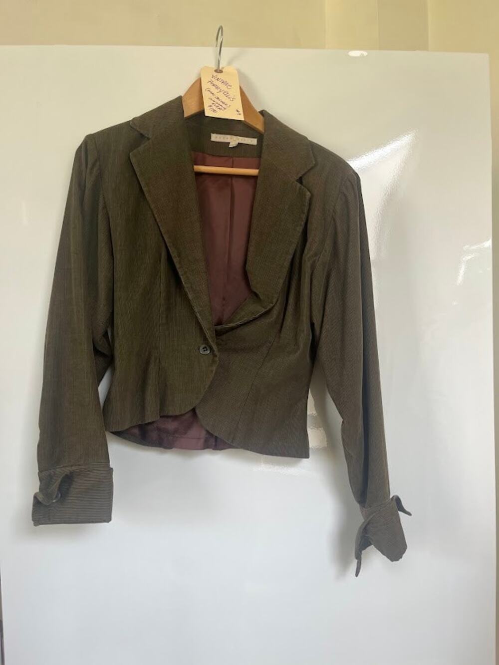 Vintage 90s Perry Ellis Corduroy Jacket Marc Jacobs Era Deconstructed.